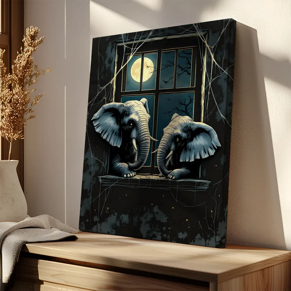 Moonlight Elephants