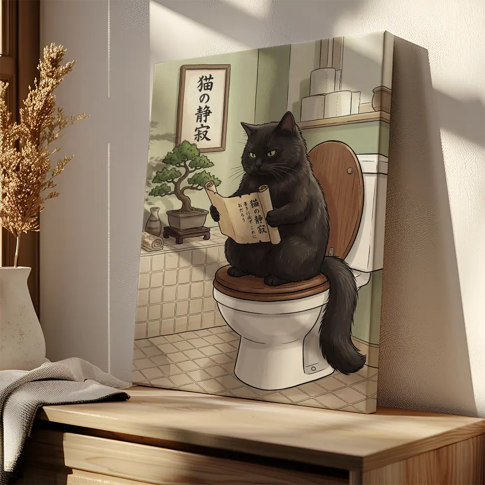 Scroll Cat Toilet