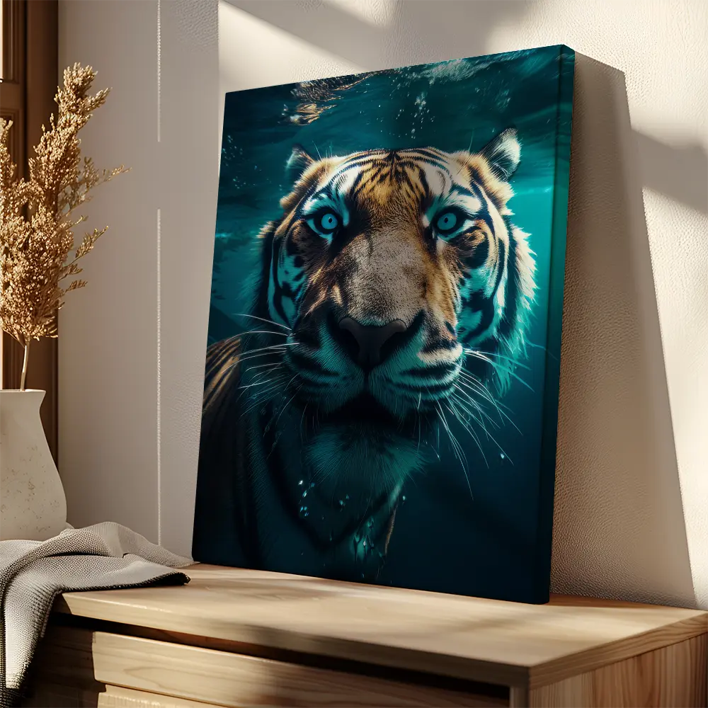 Tiger Underwater Portrait