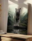 Tiger White Reflection