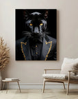Black Leopard Suit