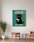Cat Butt Napkins