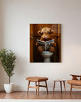 Highland Cow Toilet