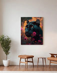 Floral Black Panther