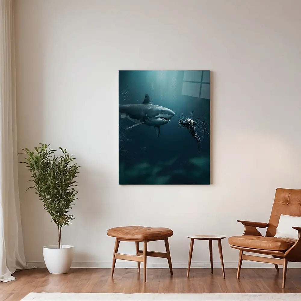 Shark Meets Diver