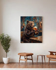 Bear Drinking Beer