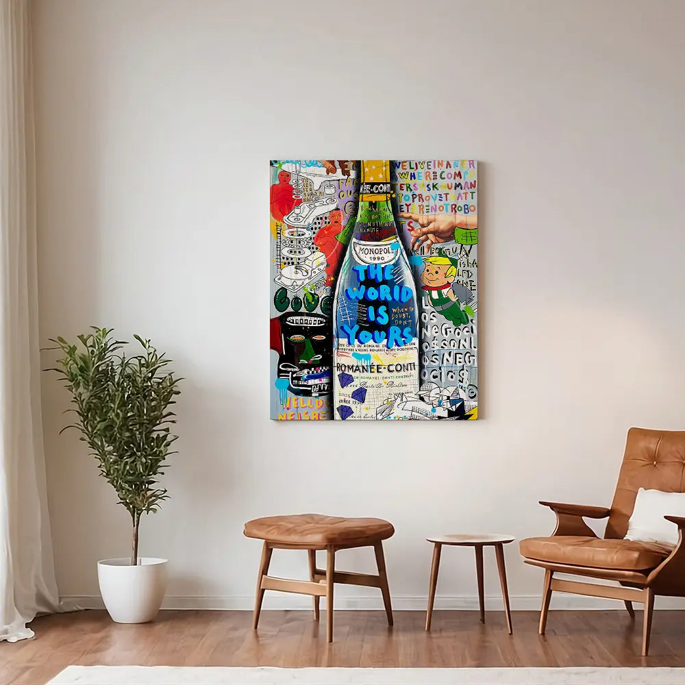 Champagne Pop Art