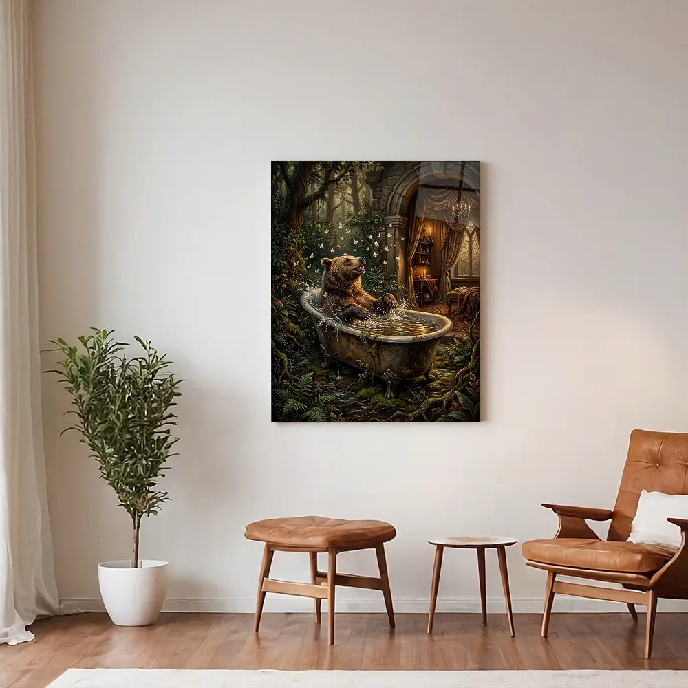 Cozy Bear Forest Bath