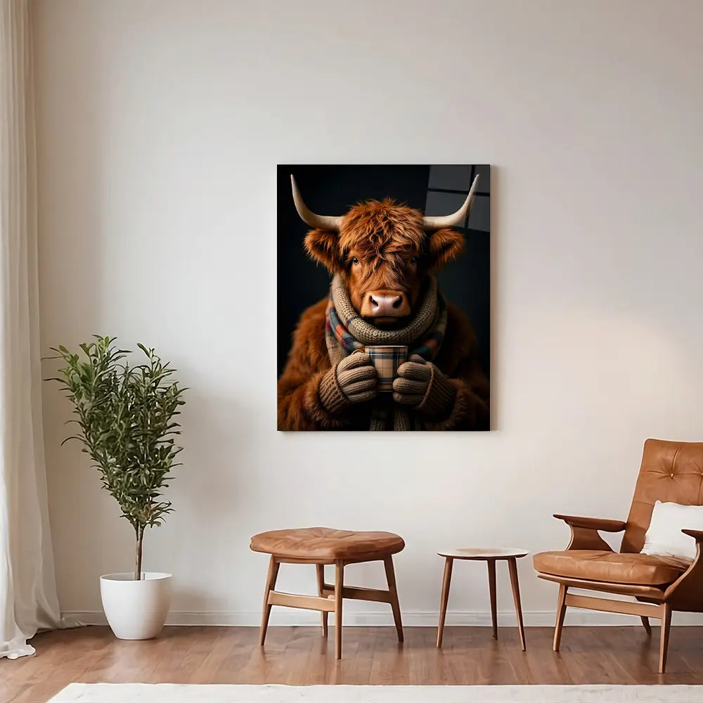 Cozy Highland Cow