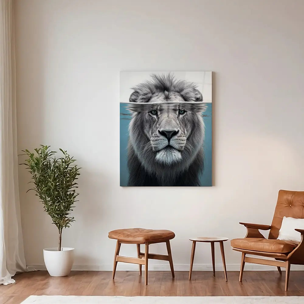Diving Lion