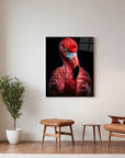 Flamingo Black Portrait