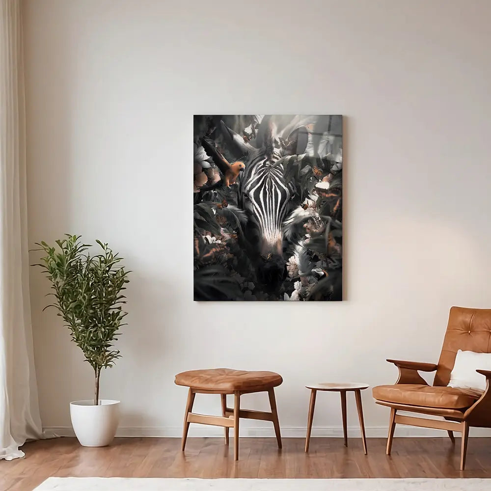 Floral Zebra