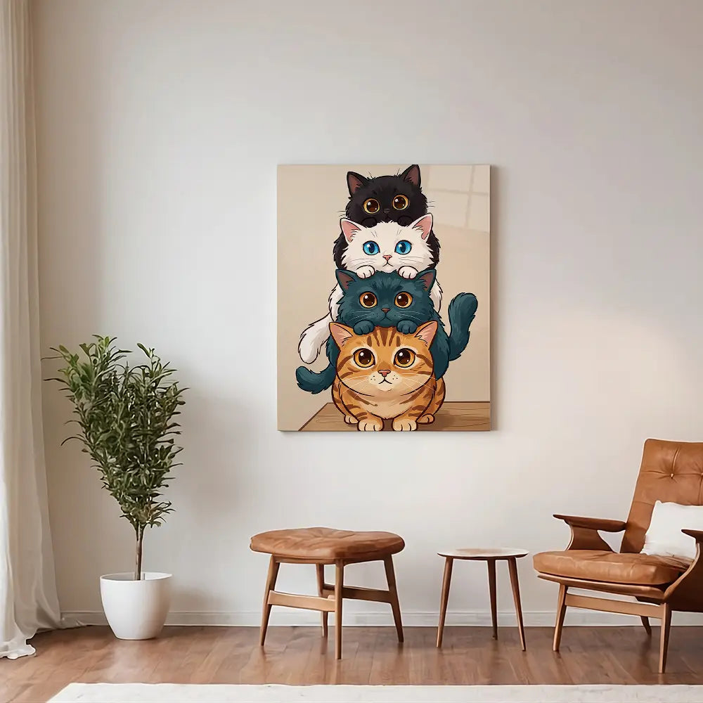 Four Cute Cats