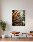 Fox Butterfly Reflection