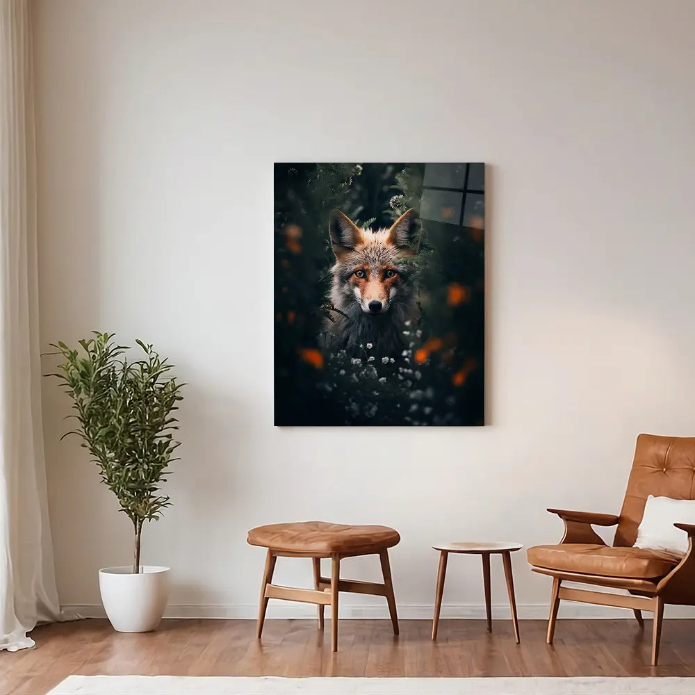 Fox Hiding Forest