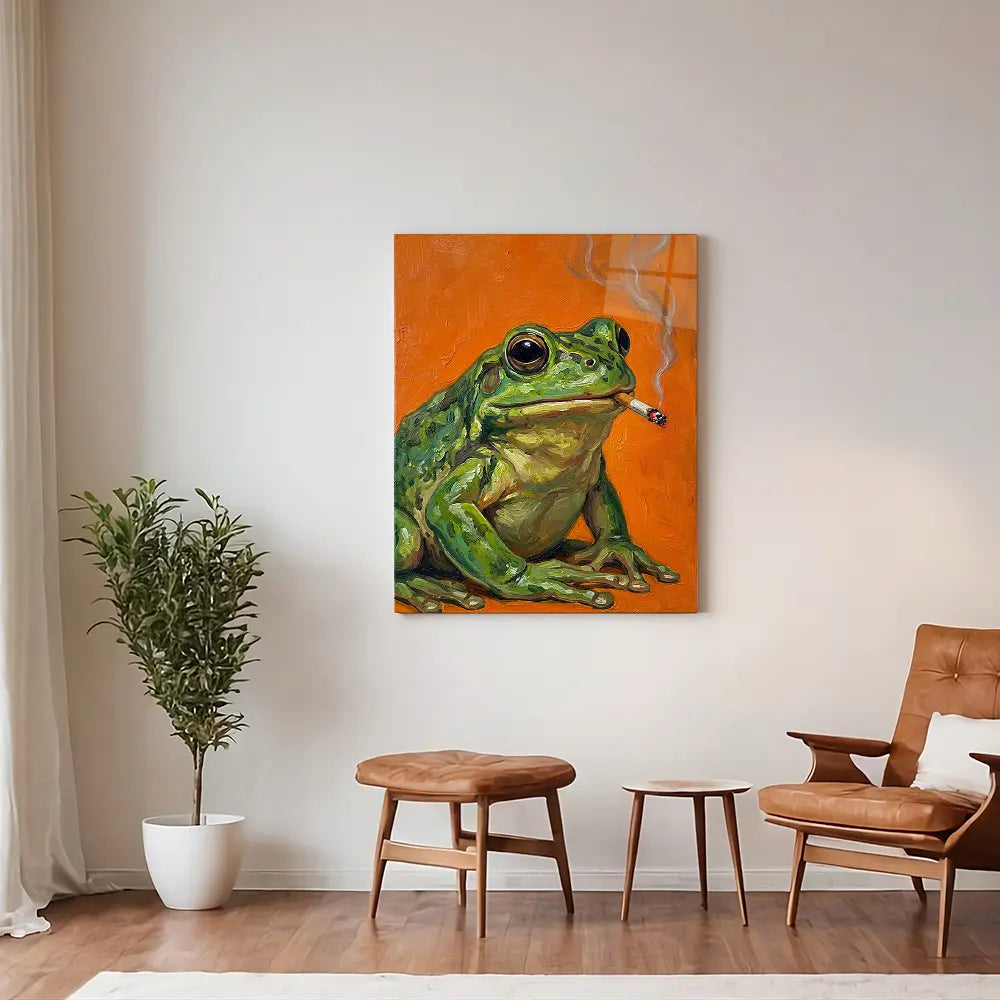 Frog Smoking
