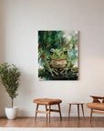 Frog Splatter Painting