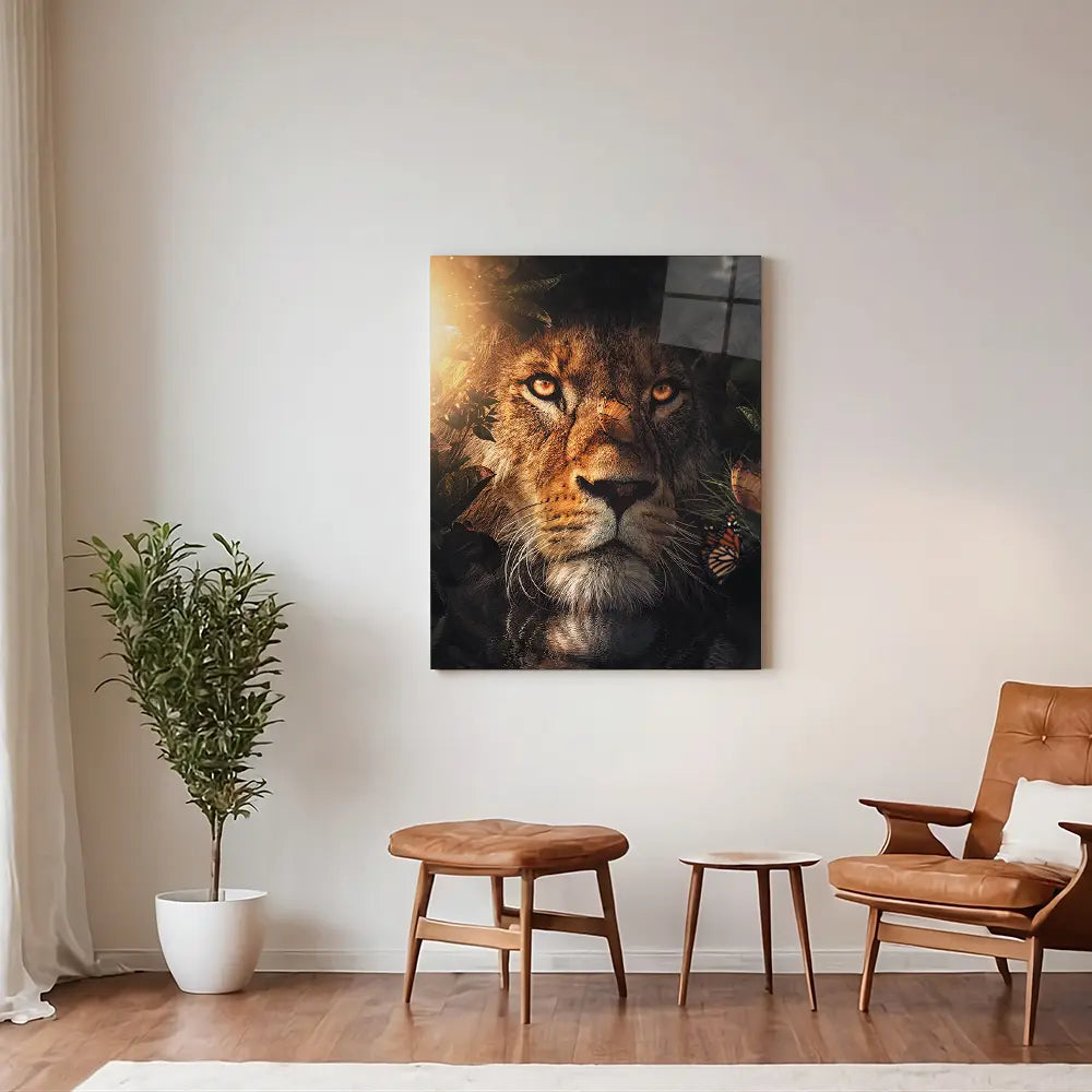 Hiding Lion