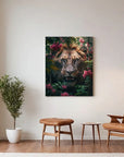 Lion Angry Flowers