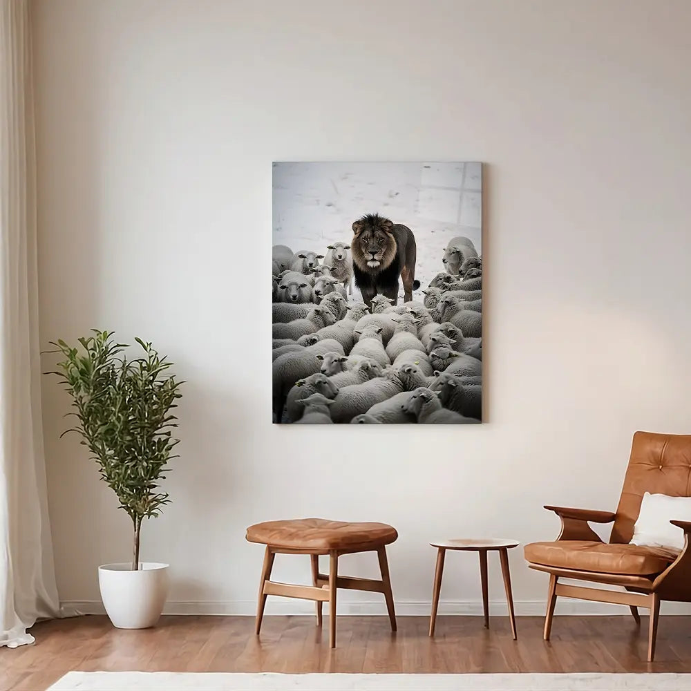 Lion Meets Sheep