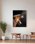Lioness Annoying Butterfly