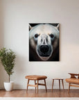 Polar Bear Black Portrait