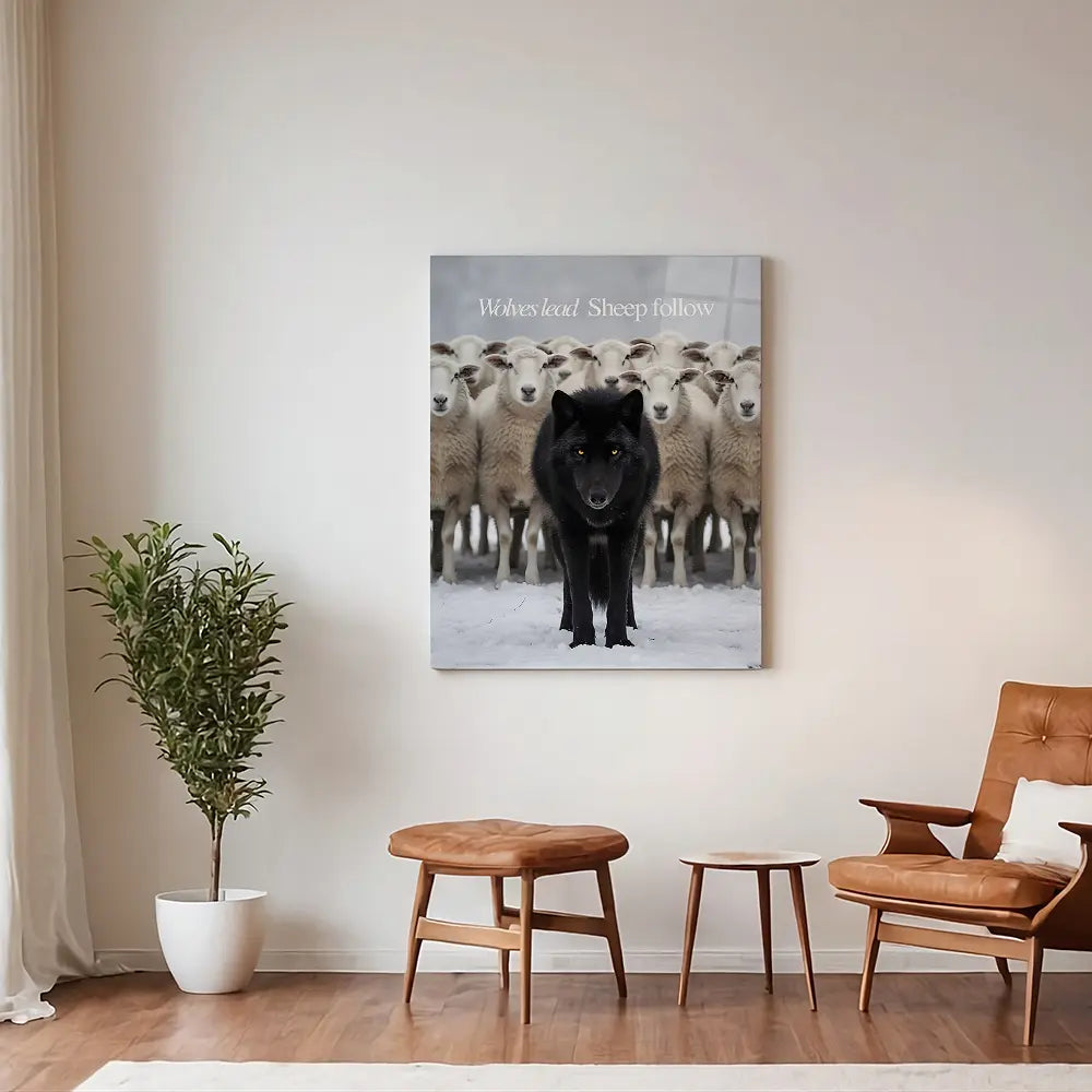 Wolves Lead Sheep Follow