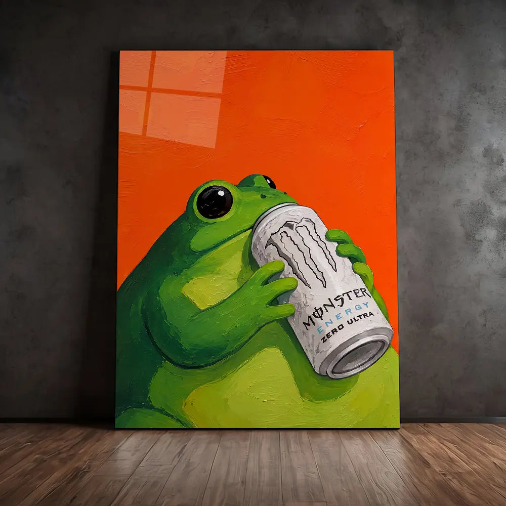 Frog Drinking Monster
