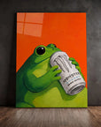 Frog Drinking Monster