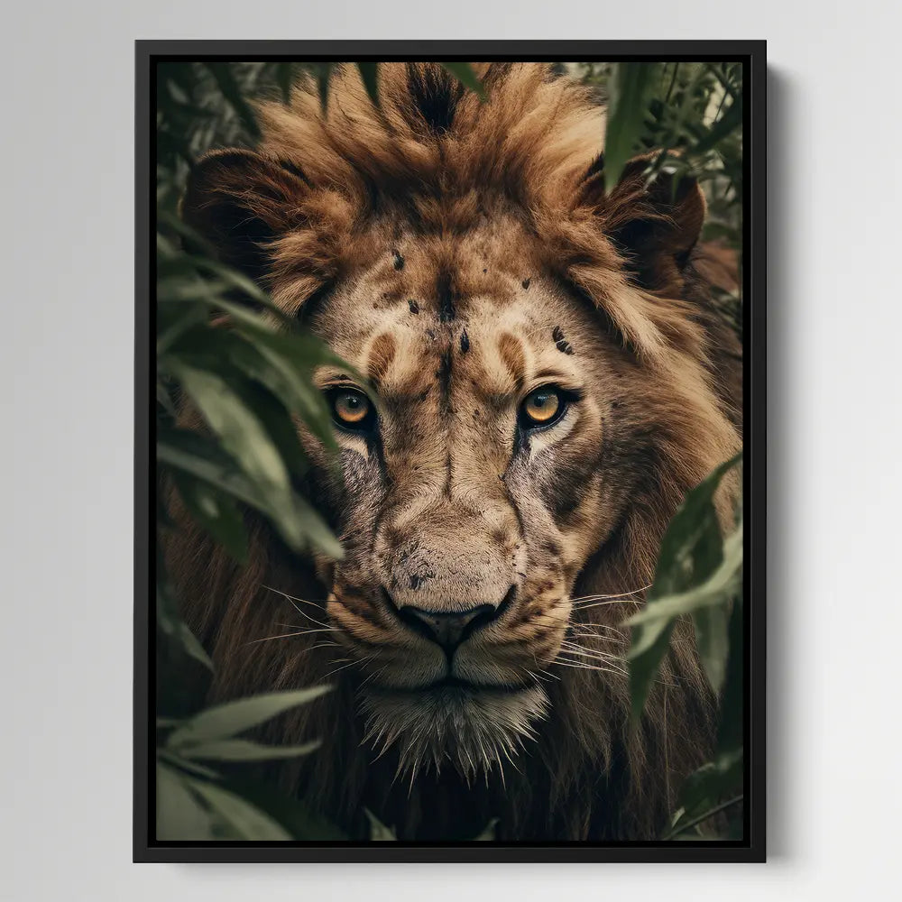 Bushes Lion