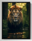 Lion in Water