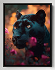 Floral Black Panther