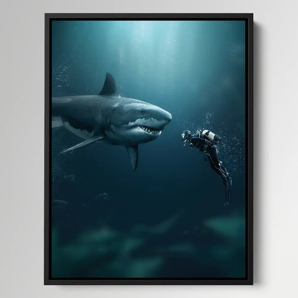 Shark Meets Diver