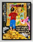 Banksy Gold Pop Art