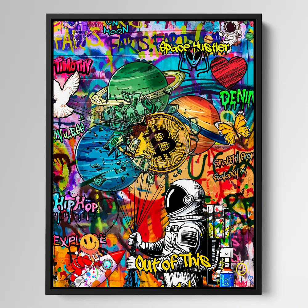 Bitcoin Pop Art