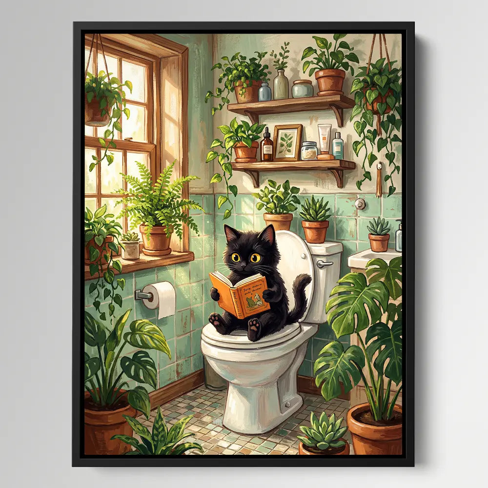 Black Cat Toilet Book