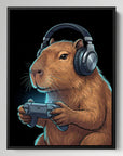 Capybara Playing Videogames