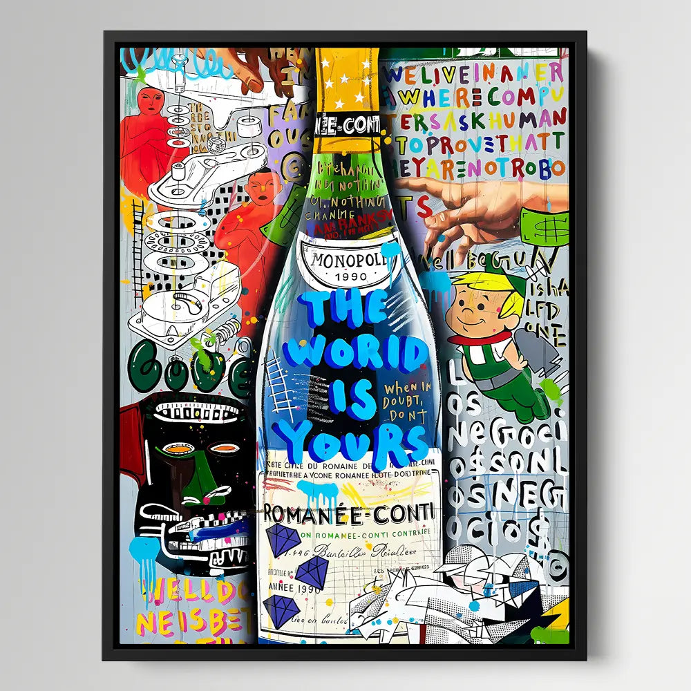 Champagne Pop Art