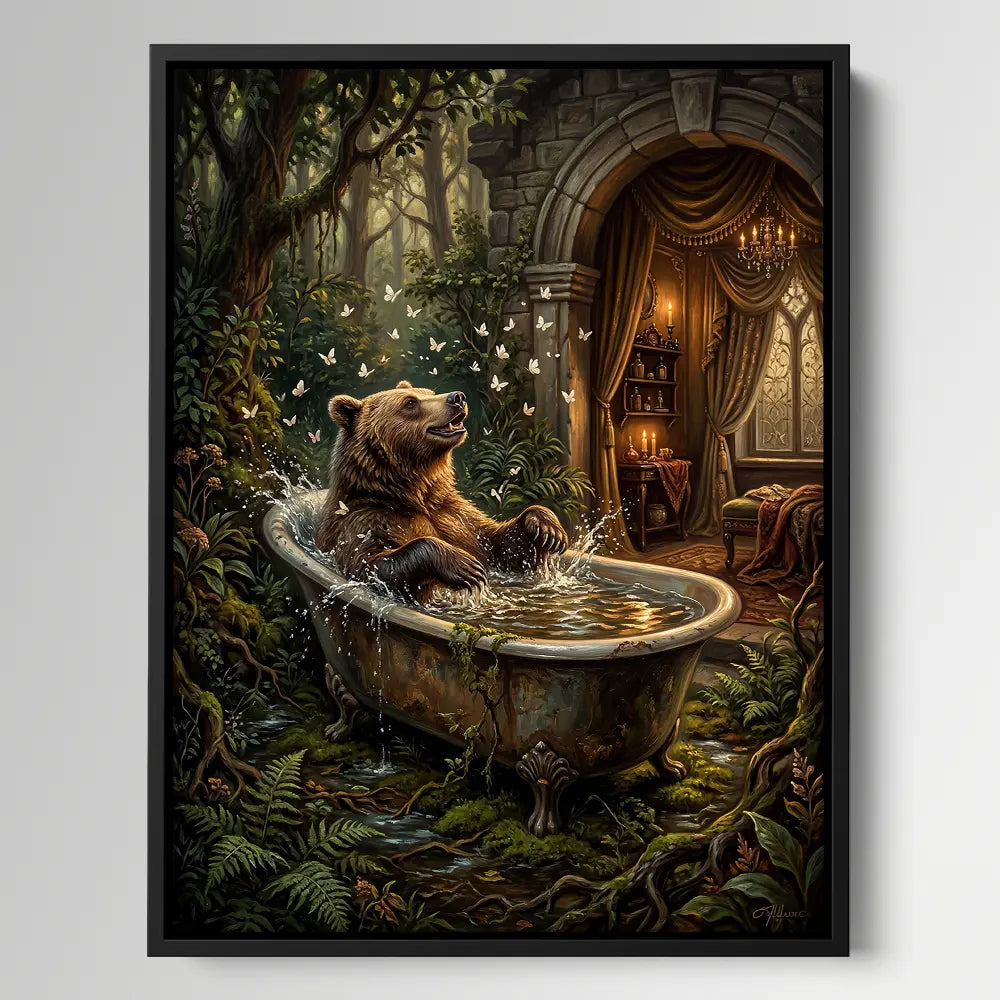 Cozy Bear Forest Bath