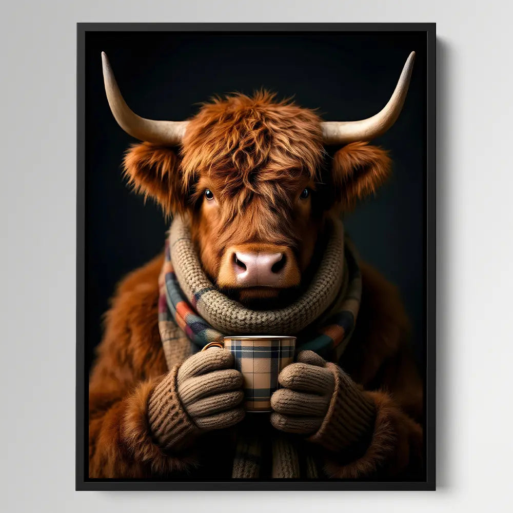 Cozy Highland Cow