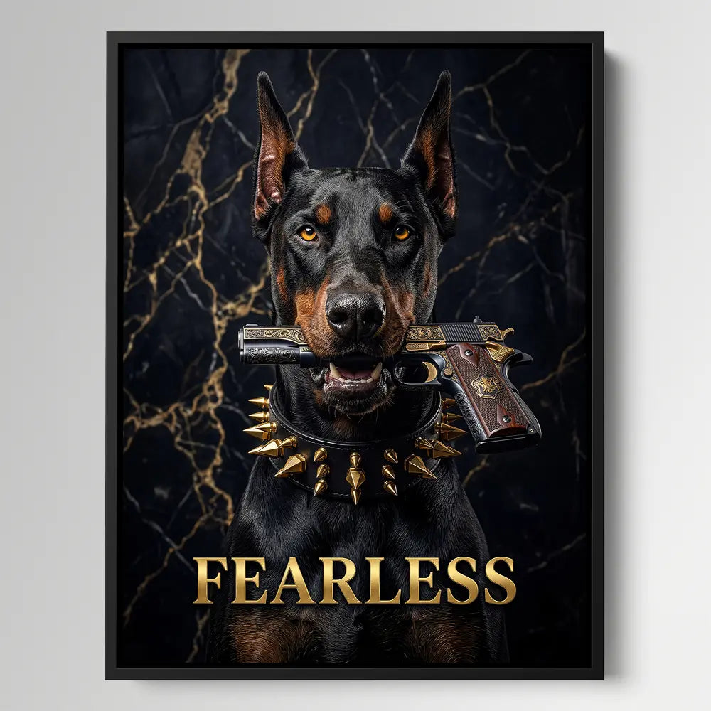 Fearless Doberman Power