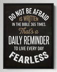 Fearless Faith Reminder