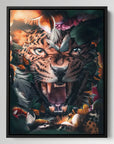Floral Leopard