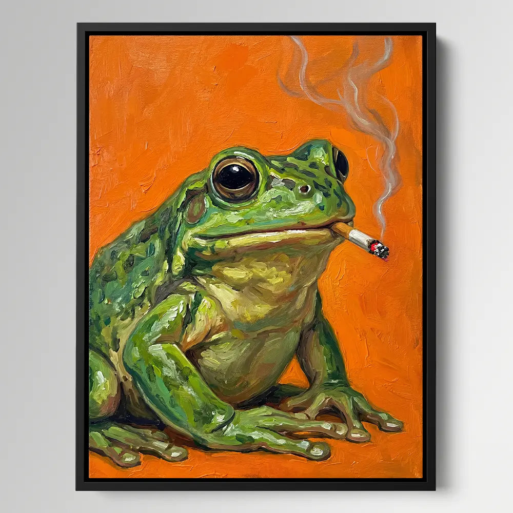 Frog Smoking