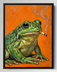 Frog Smoking