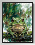 Frog Splatter Painting