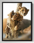 Hanging Cheetah Cub