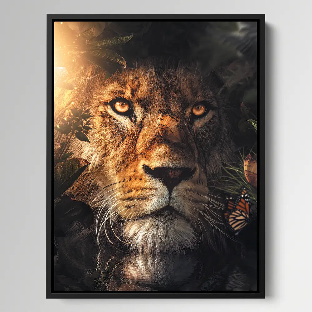 Hiding Lion