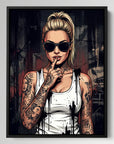 Hot Model Graffiti