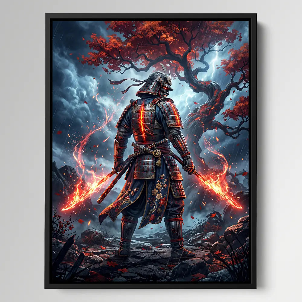 Japanese Samurai Flames